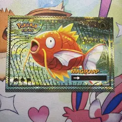 Gold Box Hit Magikarp Pokemon Safari Gold Holo Peru Non TCG #129 - Image 1