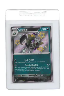 Pokemon TCG Grafaiai Scarlet & Violet: Paldean Fates 190/091 Holo Shiny Rare - Image 1