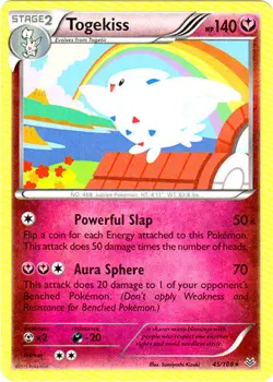 Pokemon - Togekiss - 45/108 - Rare - XY - Roaring Skies - LP - Image 1