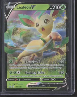 Pokemon TCG - Leafeon V - Black Star Promo - SWSH 194 - NM - Image 1
