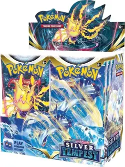 Pokemon Sword and Shield Silver Tempest Booster Box (Factory Sealed) - Image 1