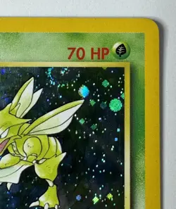 Pokemon TCG Base Set 2 Scyther 017/130 Holo Swirl - Image 5