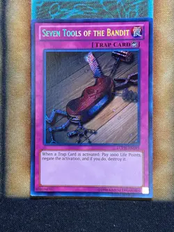 Yugioh Seven Tools Of The Bandit LCYW-EN089 Secret Rare NM - Image 1