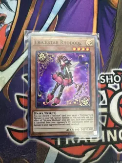 1x (LP) Trickstar Rhodode - FLOD-EN008 - Super Rare - 1st Edition YuGiOh - Image 1