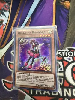 1x (LP) Trickstar Rhodode - FLOD-EN008 - Super Rare - 1st Edition YuGiOh - Image 2