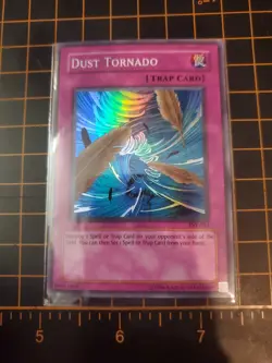 Dust Tornado PSV-011 Super Rare Pharaoh's Servant YuGiOh! TCG NM With Top Loader - Image 2