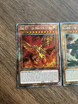 Yu-Gi-Oh Egyptian Gods - Platnium Secret Rare 1st Edition - RA03 - Image 2