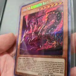 Yugioh Red-Eyes Alternative Black Dragon Prismatic Secret Rare TN19-EN005 NM - Image 3