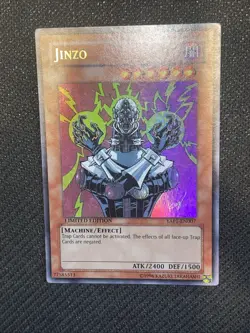 Jinzo YAP1-EN007 Ultra Rare Limited Edition Alternate Art LP - Image 3