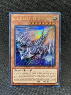 YuGiOh! Rarity Collection 2 II Blue-Eyes Jet Dragon Ultra Rare RA02-EN017 - Image 1
