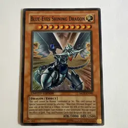 Yugioh! LIMITED EDITION Blue-Eyes Shining Dragon MOV-EN001 LP - Image 1