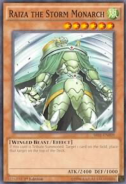 Raiza the Storm Monarch - SR01-EN009 - Common - 1st Edition Near Mint Yugioh - Image 1