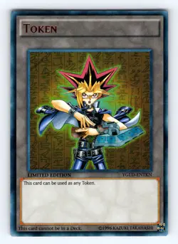 Yugioh Token YGLD-ENTKN Limited Edition Ultra Rare Holo - VLP-NM ?? - Image 1