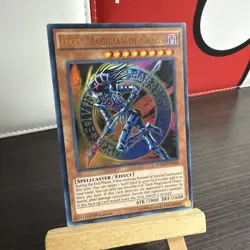 Dark Magician Of Chaos YGLD-ENC02 Ultra Rare 1st Edition LP + BONUS HOLO - Image 3