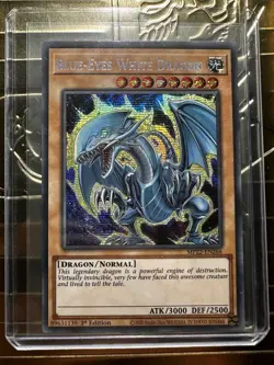 Yu-Gi-Oh! TCG Blue-Eyes White Dragon 2022 Tin of the Pharaohs Gods MP22-EN266 - Image 1