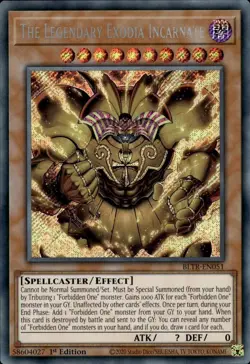 Yu-Gi-Oh! The Legendary Exodia Incarnate Secret Rare BLTR-EN051 NM - Image 1