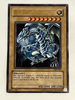 Yugioh Blue-Eyes White Dragon JMP-001 Ultra Rare Unlimited MP - Image 1
