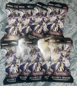 Yu-Gi-Oh! Lot of 9 Alliance Insight Booster Packs 1st Edition Factory Sealed - Image 1