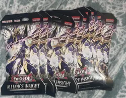 Yu-Gi-Oh! Lot of 9 Alliance Insight Booster Packs 1st Edition Factory Sealed - Image 3