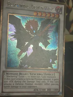 Yugioh: Blackwing Armed Wing - PGLD-EN078 - Gold Rare - Unlimited - NM - Image 3