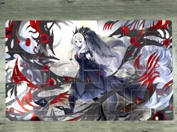 WVICM Playmat Guiding Quem, the Virtuous TCG CCG Pad Trading Card Game Mat Bag - Image 1