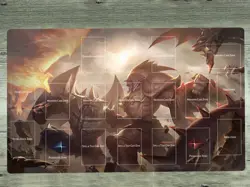 WVICM Playmat Exodia VS 3 Gods TCG CCG Mouse Pad Trading Card Game Mat & Bag - Image 1