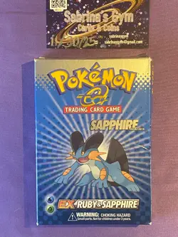 Empty Swampert EX Ruby and Sapphire Theme Deck Pokemon Card Box - Image 1