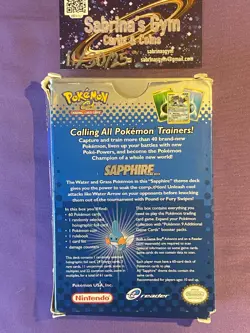 Empty Swampert EX Ruby and Sapphire Theme Deck Pokemon Card Box - Image 2