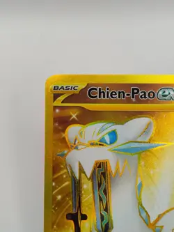 Chien-Pao ex 274/193 Paldea Evolved Full Art Gold Secret Rare Pokemon Card - Image 2