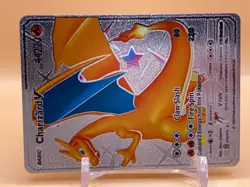 Charizard V Pokemon Cards Game TCG Silver Foil Anime Manga English 2020 Nintendo - Image 2
