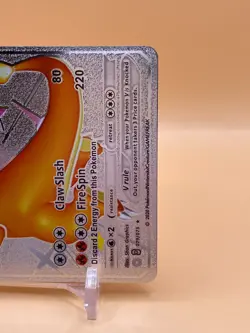 Charizard V Pokemon Cards Game TCG Silver Foil Anime Manga English 2020 Nintendo - Image 3