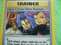 team Rocket Trainer here comes team rocket 1st edition/71/82 card - Image 2