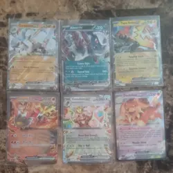 Pokemon TCG 6 Card EX Lot NM Condition - Image 1