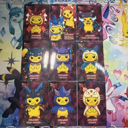 9 Star Holo Pokemon Poncho Pikachu Card Database Non TCG PeruSet Gengar Gyarados - Image 1
