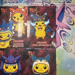 9 Star Holo Pokemon Poncho Pikachu Card Database Non TCG PeruSet Gengar Gyarados - Image 4