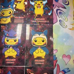 9 Star Holo Pokemon Poncho Pikachu Card Database Non TCG PeruSet Gengar Gyarados - Image 5