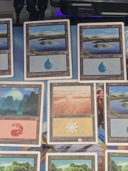 1999 MTG Portal Three Kingdoms Basic Lands Lot - 34 NM + 3 Japanese Cards - Image 3