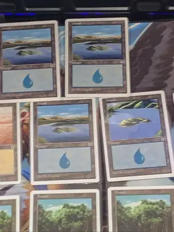1999 MTG Portal Three Kingdoms Basic Lands Lot - 34 NM + 3 Japanese Cards - Image 4