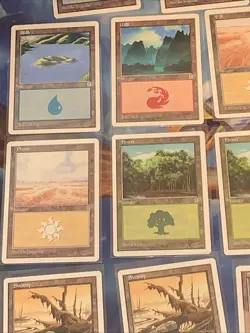 1999 MTG Portal Three Kingdoms Basic Lands Lot - 34 NM + 3 Japanese Cards - Image 5