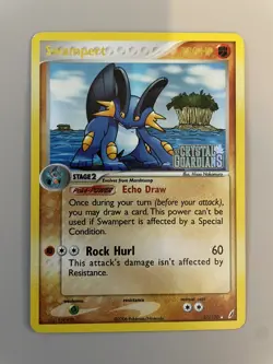 2006 Pokemon Swampert Crystal Guardians Reverse Holo Card 27/100 LP - Image 1