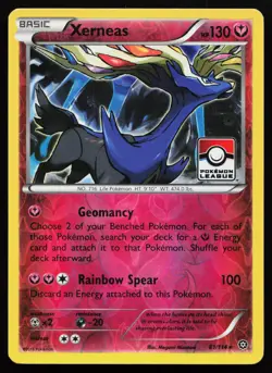 Xerneas 81/114 Promo League & Championship Cards Pokemon Card - Image 1