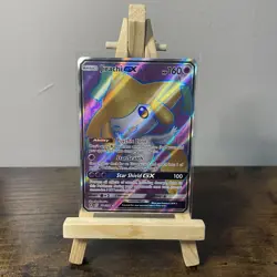 Jirachi GX 79a/236 Unified Minds Alternate Art Full Art Promo Holo Pokemon Card - Image 1