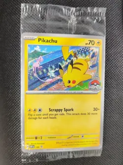 Pikachu - SVP190 - Black Star Promo, Worlds Promo - Pokemon Card - Sealed - Image 1