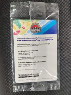Pikachu - SVP190 - Black Star Promo, Worlds Promo - Pokemon Card - Sealed - Image 2