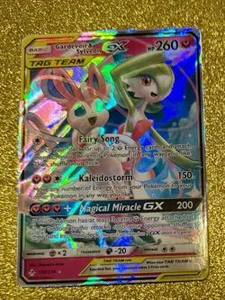 Gardevoir and Sylveon GX Tag Team LP 130/214 Unbroken Bonds Pokemon TCG Card - Image 2