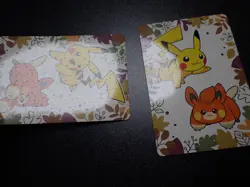 Pokemon Card Pronto Promo 2 SET Holo Prism Pikachu & Pawmi #5973 EX - Image 3