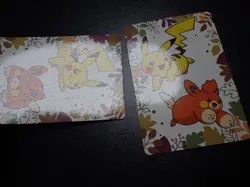 Pokemon Card Pronto Promo 2 SET Holo Prism Pikachu & Pawmi #5973 EX - Image 5