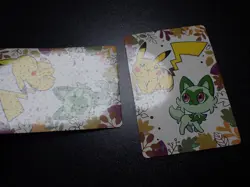 Pokemon Card Pronto Promo 2 SET Holo Pikachu Sprigatito #5970 EX - Image 4