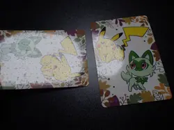 Pokemon Card Pronto Promo 2 SET Holo Pikachu Sprigatito #5970 EX - Image 5