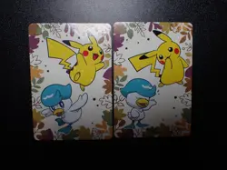 Pokemon Card Pronto Promo 2 SET Holo Pikachu Quaxly #5968 EX/LP - Image 1